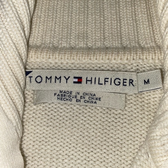 Kids Tommy Hilfiger Knit Zip Up Sweater - Picture 7 of 7